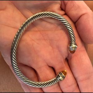 David Yurman 5 mm citrine bracelet